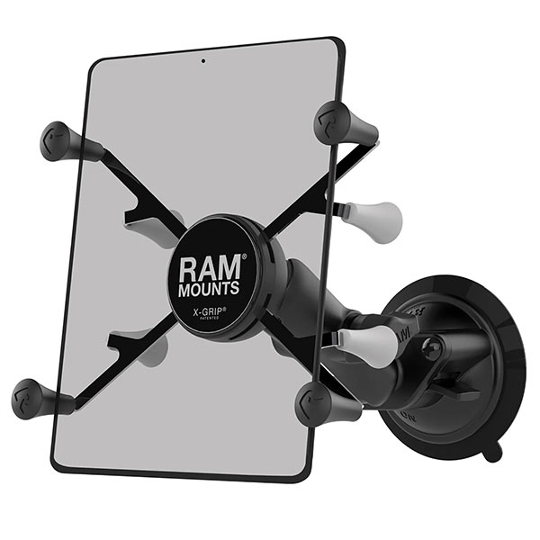 RAM MOUNTS TWIST-LOCK SUCTION CUP X-GRIP TABLET MOUNT