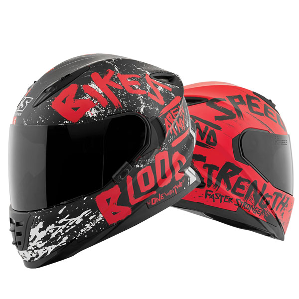 S&S BIKES ARE IN MY BLOOD SS1310 FULL FACE HELMET