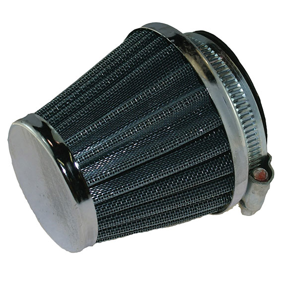 MOGO PARTS AIR FILTER, WIRE-MESH LONG CONE (42-44MM)