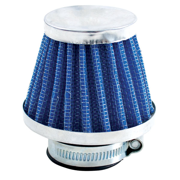 MOGO PARTS AIR FILTER, WIRE-MESH LONG CONE (48MM)
