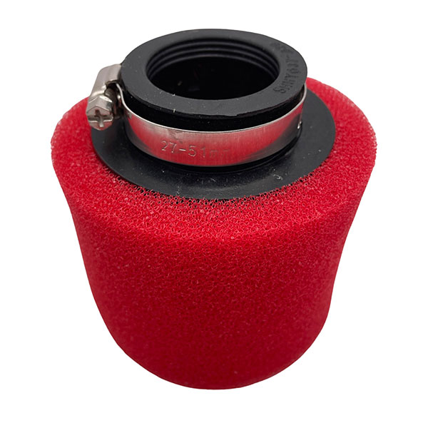 MOGO PARTS AIR FILTER 38-40MM, HP RED FOAM WITH PRE-FILTER