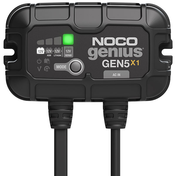 NOCO ON-BOARD BATTERY CHARGER, MAINTAINER & DESULFATOR